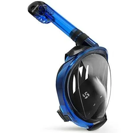 Greatever G2 Full Face Snorkel Mask with Latest Dry Top System,Foldable 180 ...