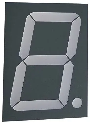 Large Seven Segment Display, Tri-Color 2.3 inch Digits Set of 2