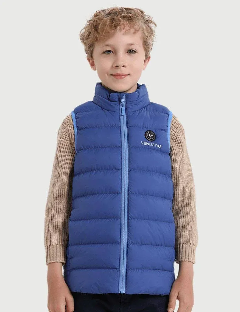 Boy’s Heated FELLEX Vest 7.4v, L / Navy Blue