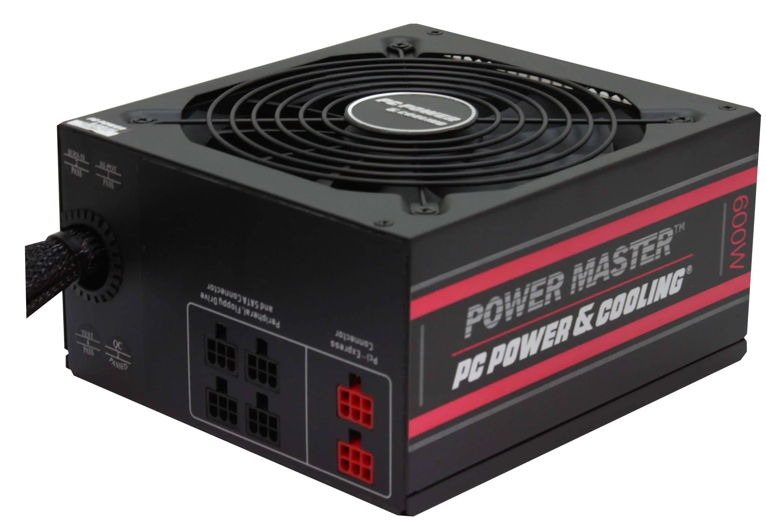 PC Power Cooling Master Series 600 Watt, 80 Plus Bronze, Semi-Modular