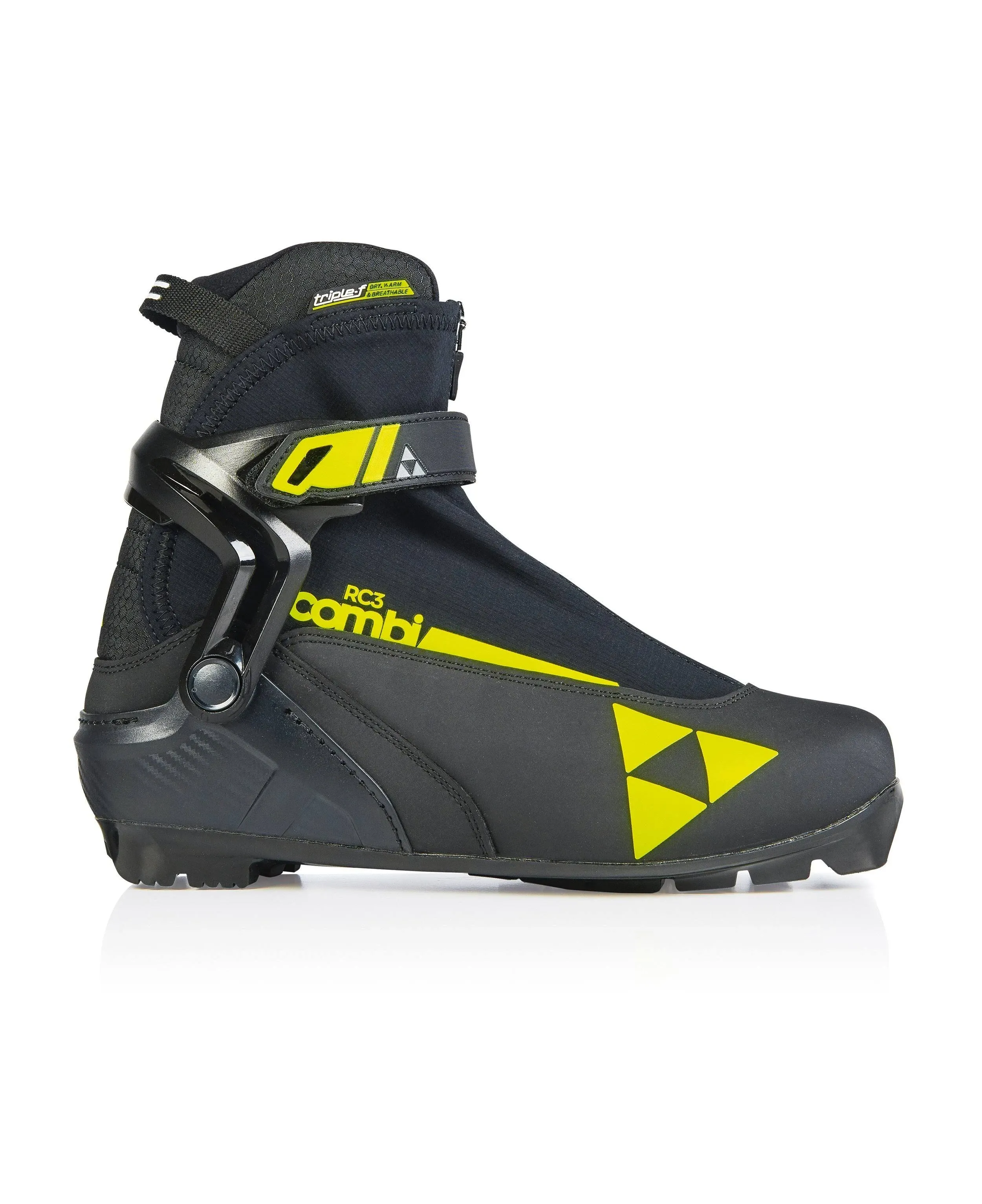 Fischer Rc3 Combi Nordic Ski Boots Black EU 46