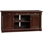 Sauder&reg; Palladia 62&quot;W Computer Credenza With Slide-Out Computer Desktop, Select Cherry