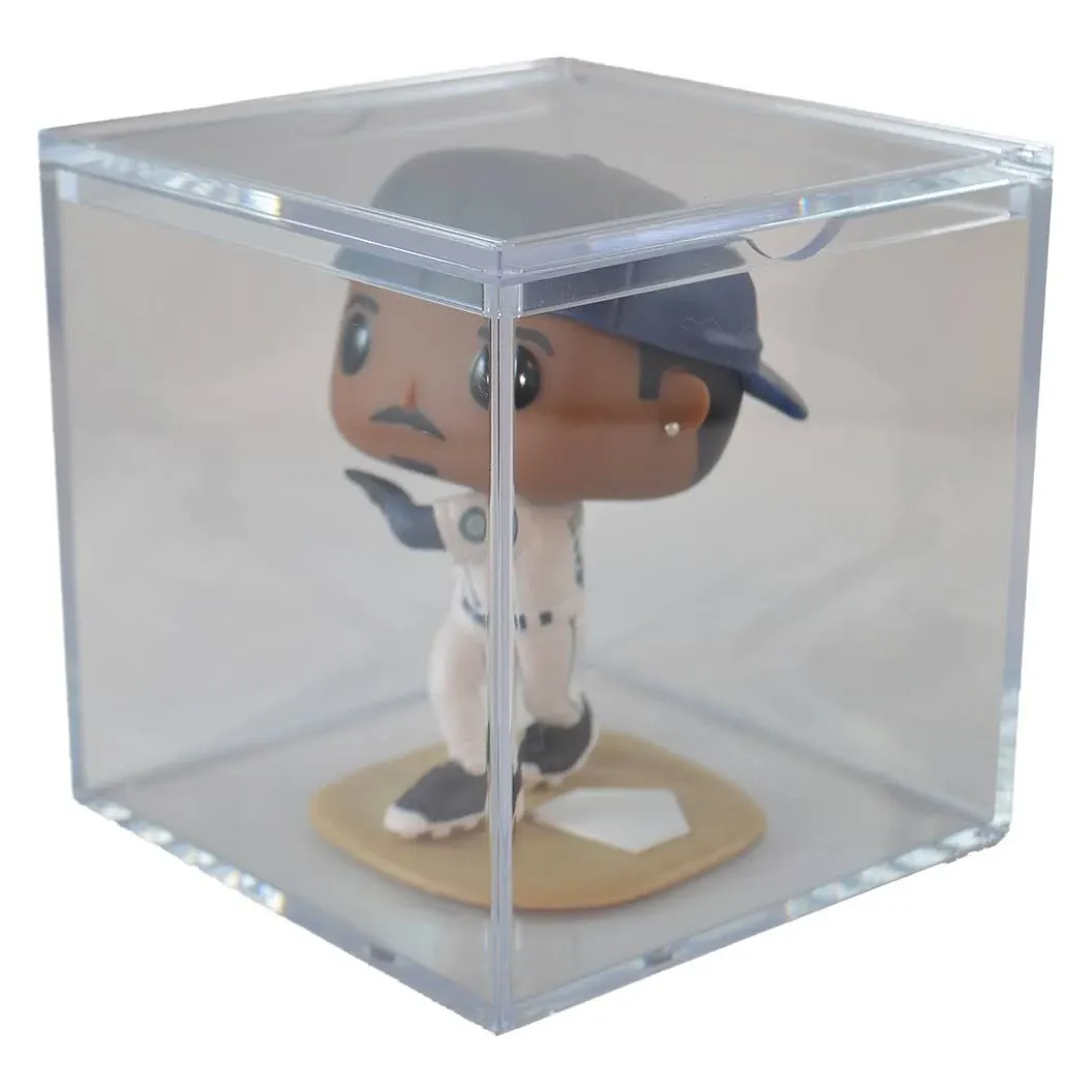 NEW FACTORY SEALED BALL QUBE SOFTBALL CUBE HOLDER Display Case Acrylic CLEAR BOX