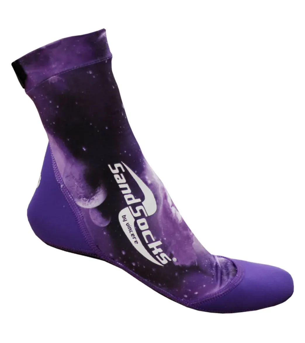 Sand Socks Purple Galaxy