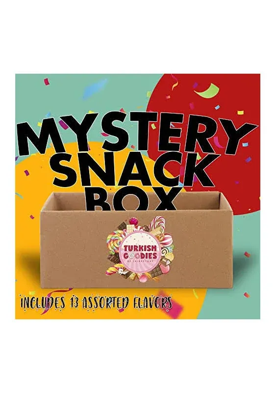 International Snack Box - Turkish Goodies Snack Box from Around World - Mystery Snacks Pack From Around The World - Different Country Foreign Snack Box - 12ct Other Country Snacks, Candies