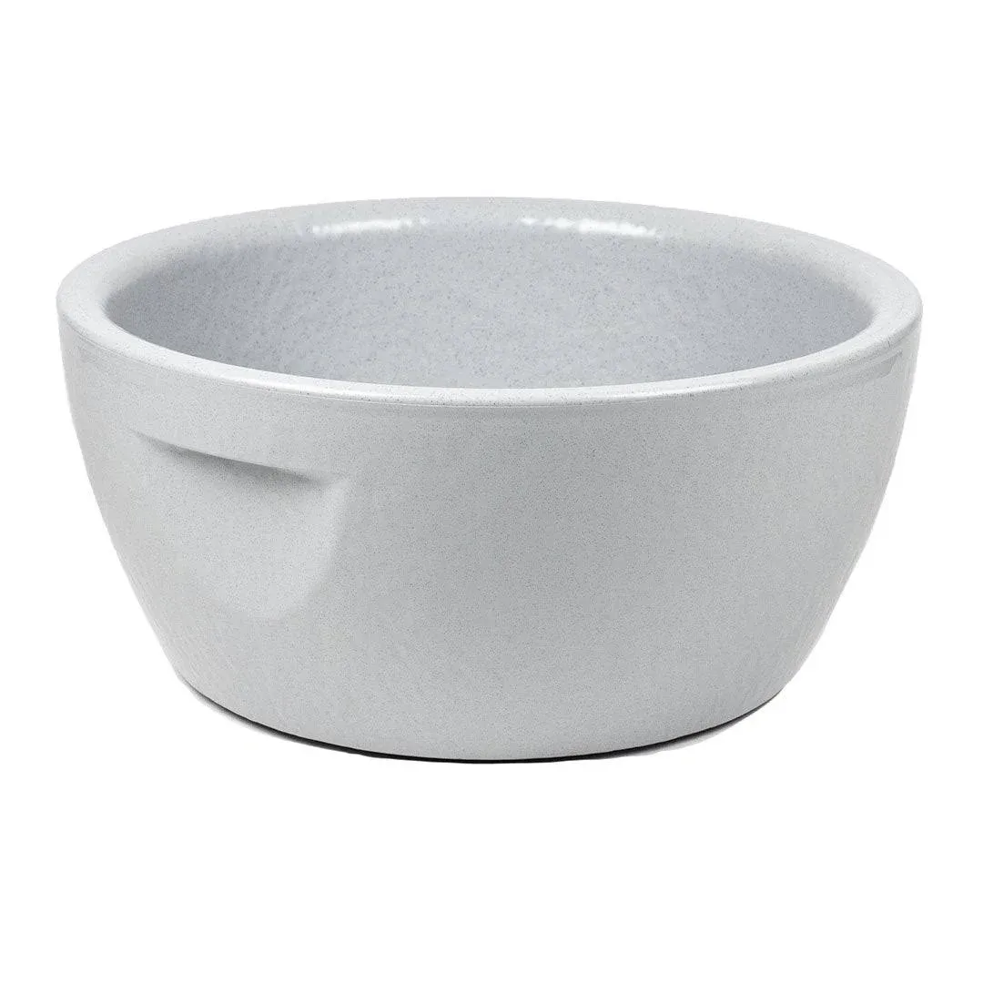 Round Pedicure Bowl / Luna - Soft Grey / Durable Resin Material - The 