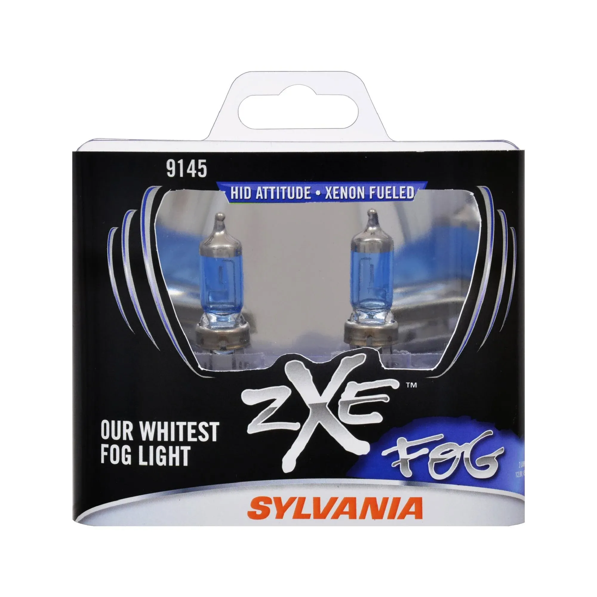 SYLVANIA 9145 SilverStar zXe Fog High Performance Halogen Light Bulb, 2 Bulbs