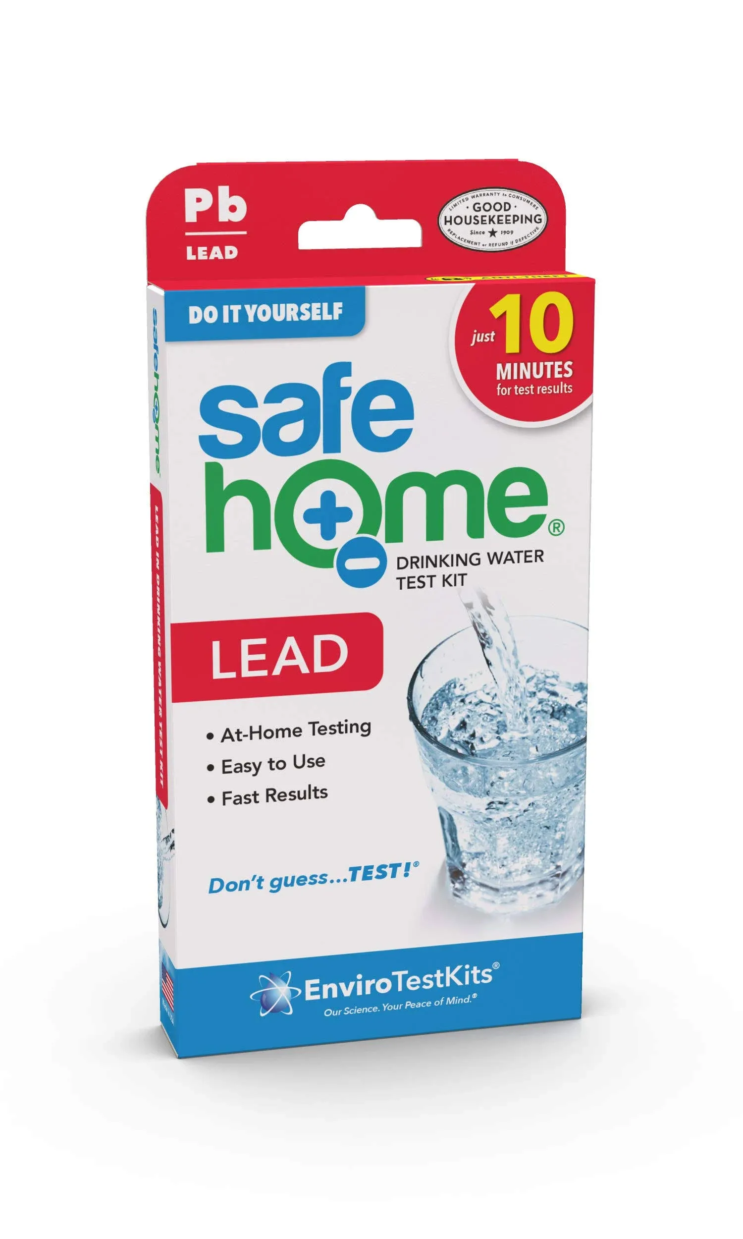 Safe Home DIY LEAD in Drinking Water Test Kit -3 PACKAGES EXP.March 2023