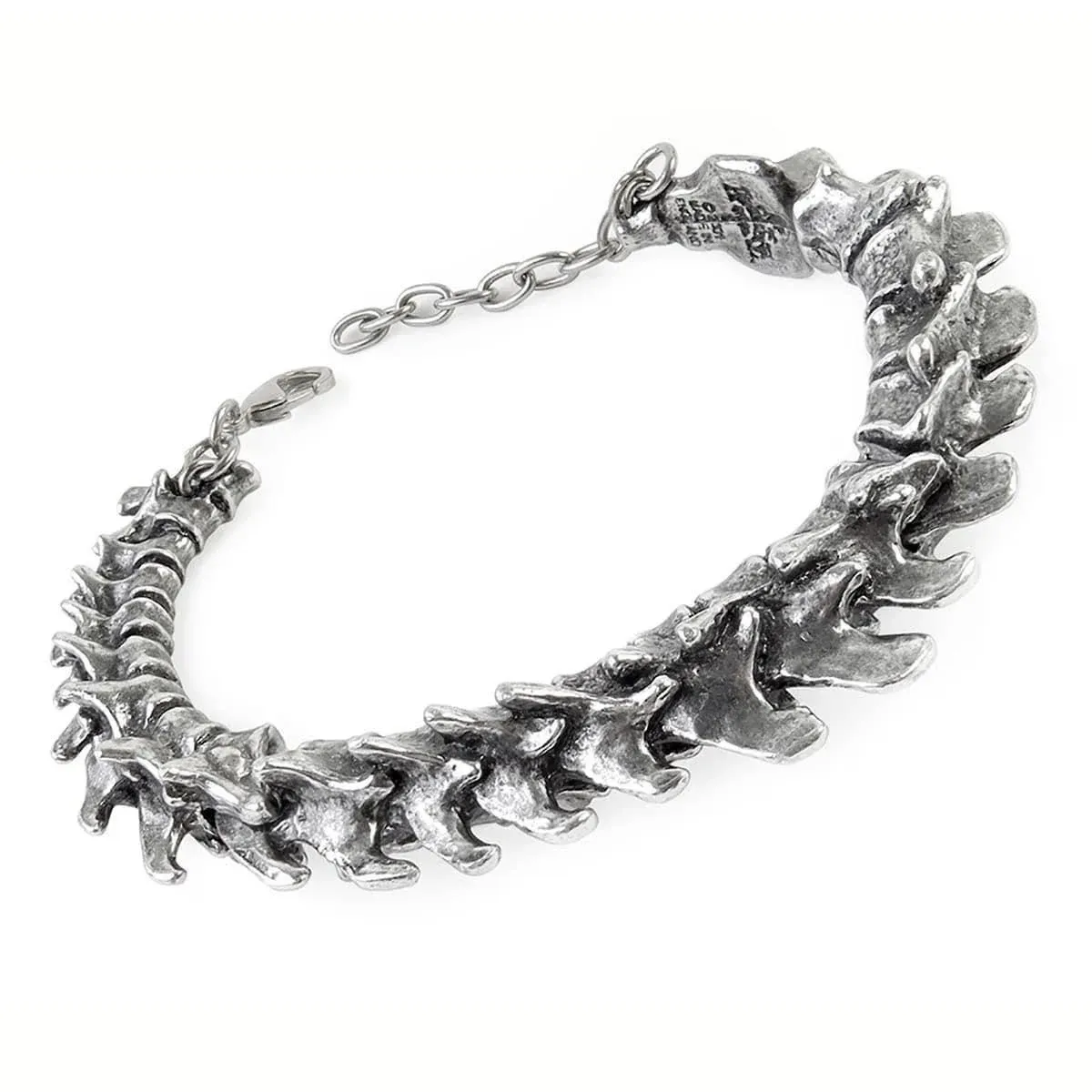 Alchemy Gothic Pewter Vertebrae Bracelet