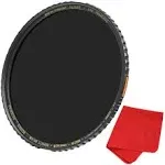 Breakthrough Photography 77mm X4 15-Stop Fixed ND Filter for Camera Lenses Ne...