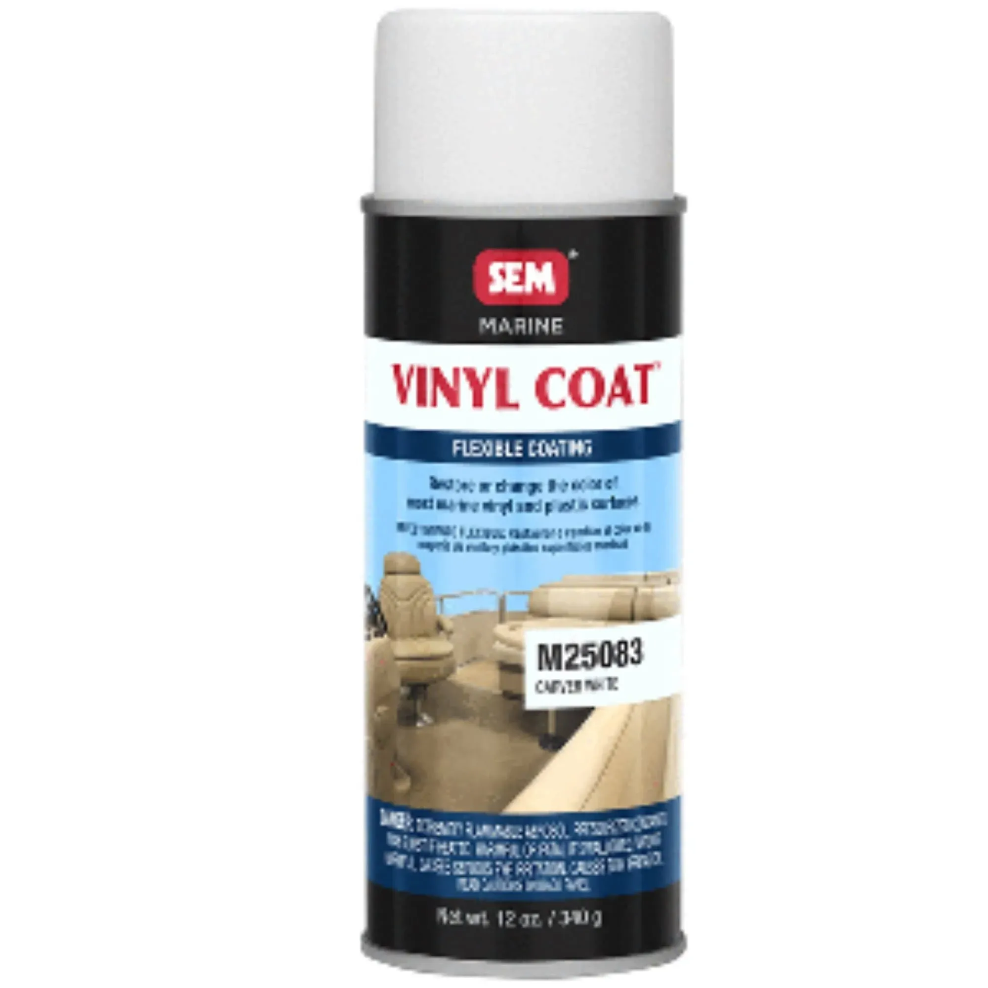 SEM M25083 Vinyl Coat Carver White 12oz