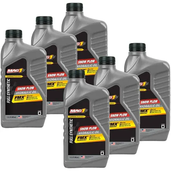 6 Quart -50° Snow PLOW Hydraulic Oil Compatible with Meyer 15134 Fisher 28531...