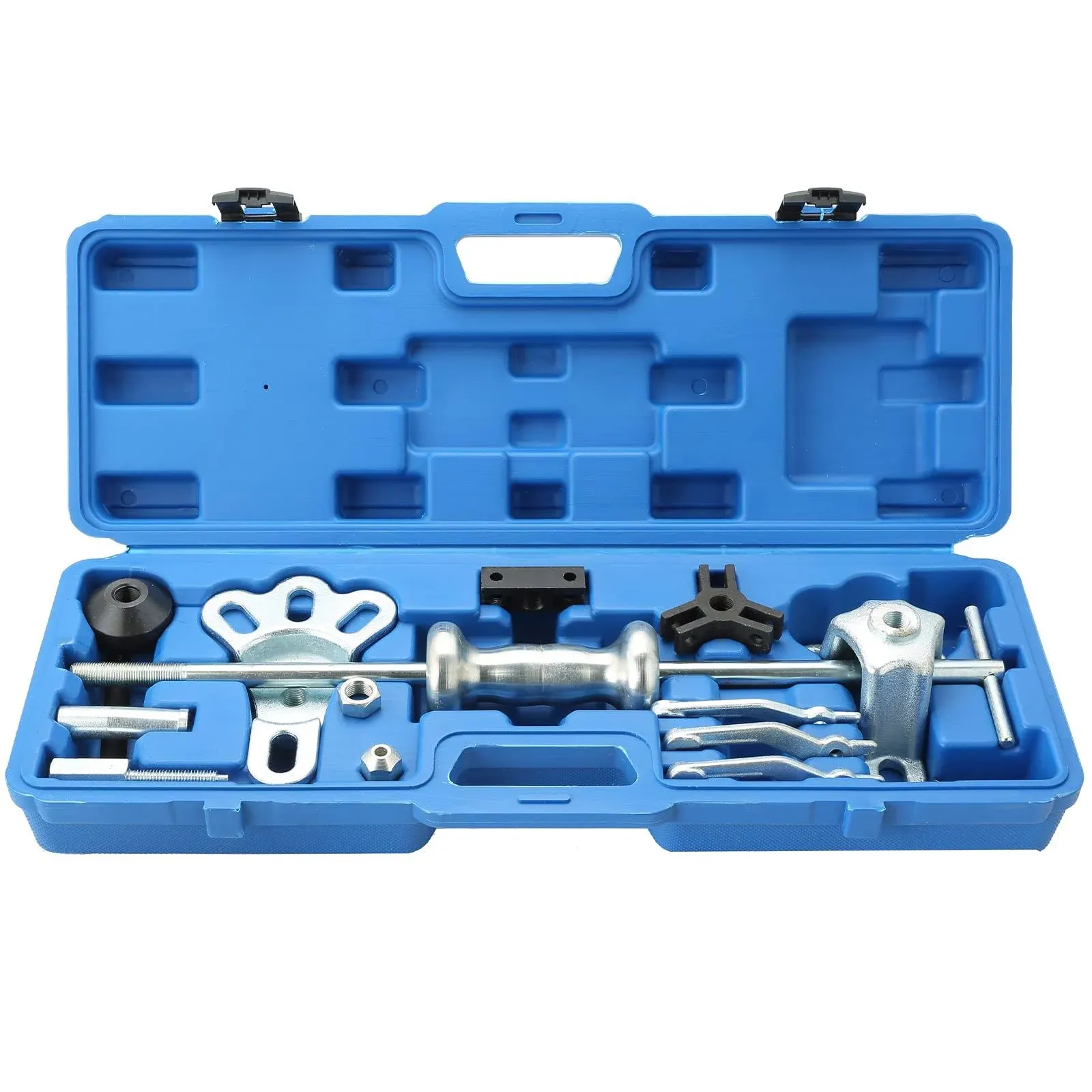 ATPEAM 9-Way Slide Hammer Puller Set Front Wheel Hub Bearing Remover & Rear Wheel Axle Hub Dent Shaft Puller Tool Kit