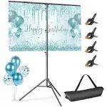 Emart T Shaped Backdrop Stand 8.5x5ft Portable T Stand Backdrop Holder