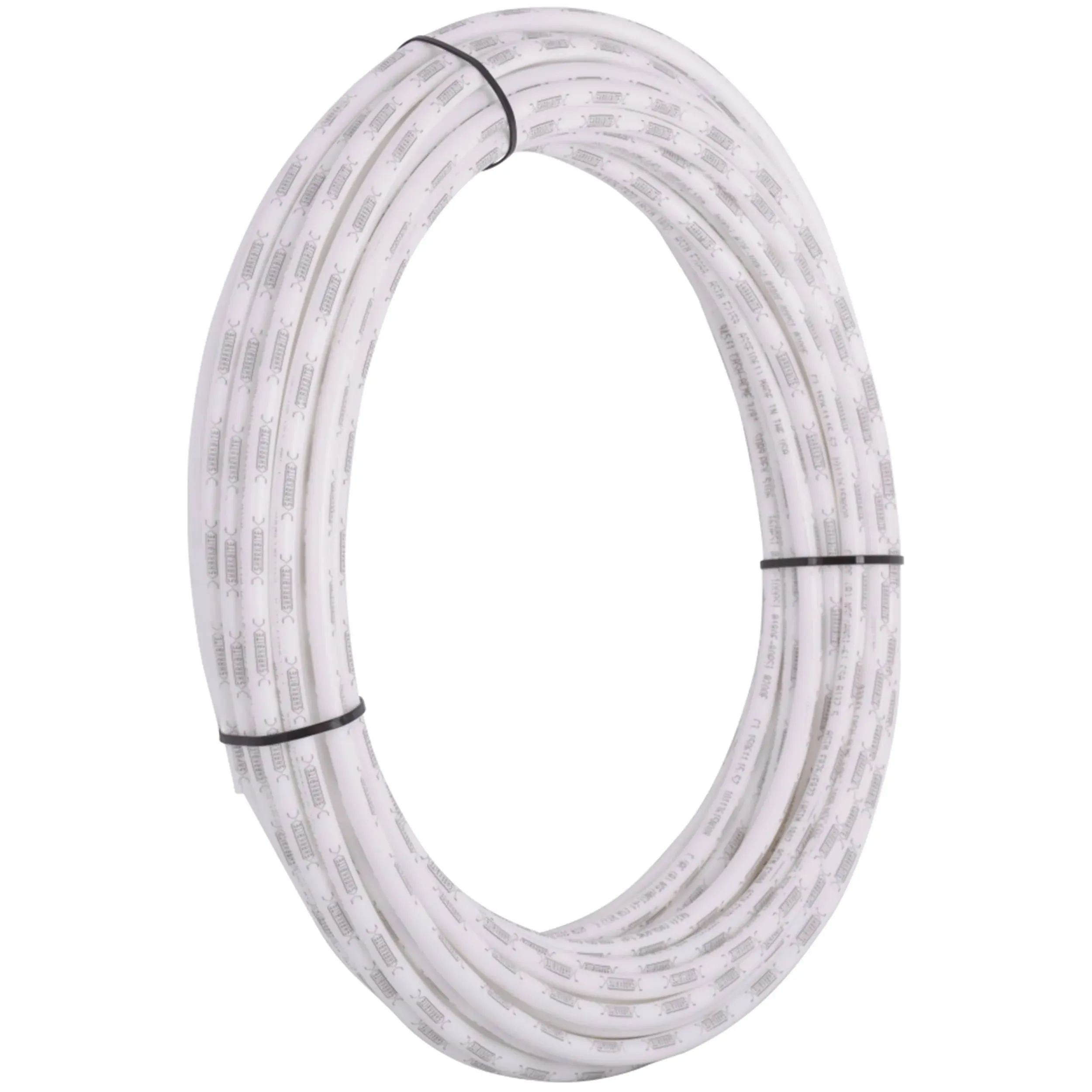 SharkBite 3/8 Inch x 100 Feet White PEX-B, PEX Pipe Flexible Water Tubing for