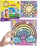 SUNGEMMERS Window Art Suncatcher Kits for Kids Crafts Ages 6-8 + - Great for 6 Year Old Girl, Birthday Gifts for 7 Year Old Girl - Fun Arts and