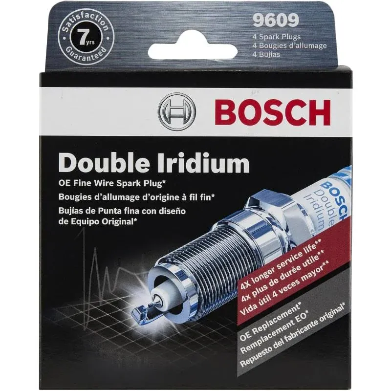 BOSCH 9609 OE Fine Wire Double Iridium Spark Plug - Single