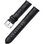 iStrap Alligator Grain Calfskin Watch Band with Stainless Steel Buckle