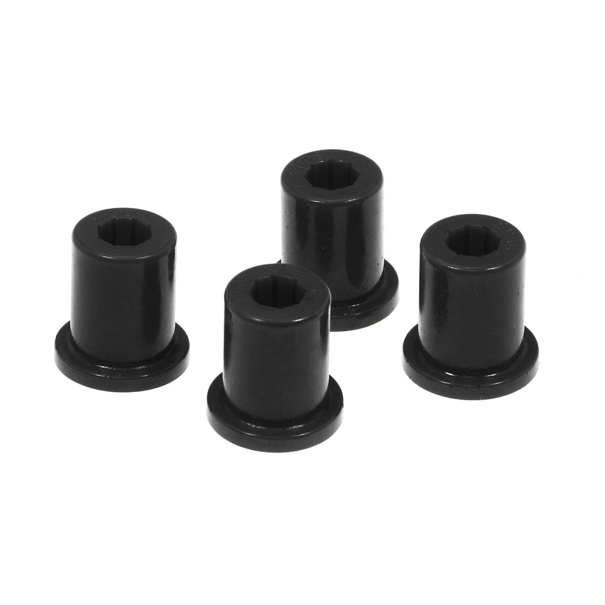 Prothane 1-802-BL Black Rear Frame Shackle Bushing Kit for CJ5 and CJ7