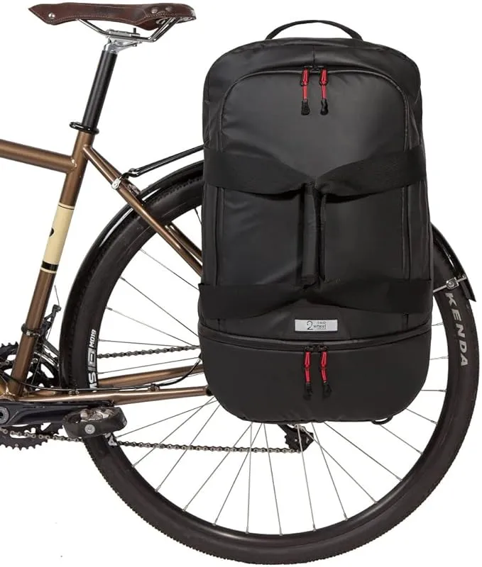 Two Wheel Gear - Pannier Duffel Bag (35 L) - 2 in 1 Bike Commuting and Travel Pannier - Large Capacity