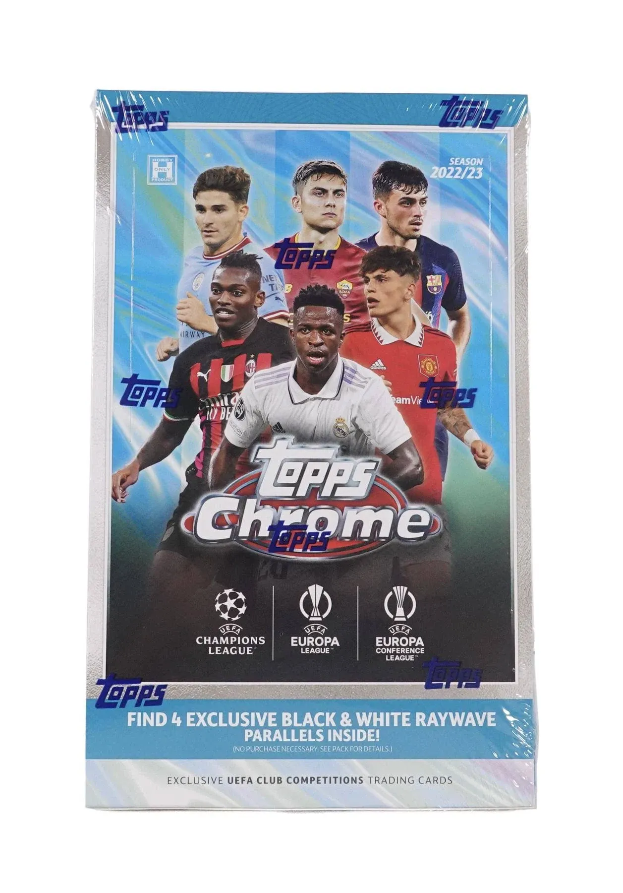 2022-23 Topps Chrome UEFA Club Competitions Soccer Hobby LITE Box