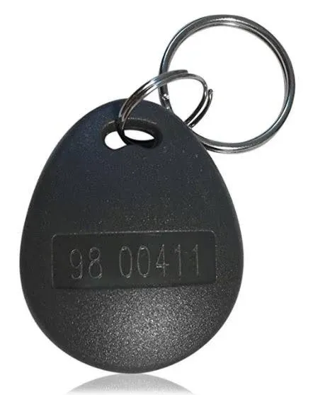 2 Pcs 26 Bit Proximity Key Fobs Weigand Thick Grey