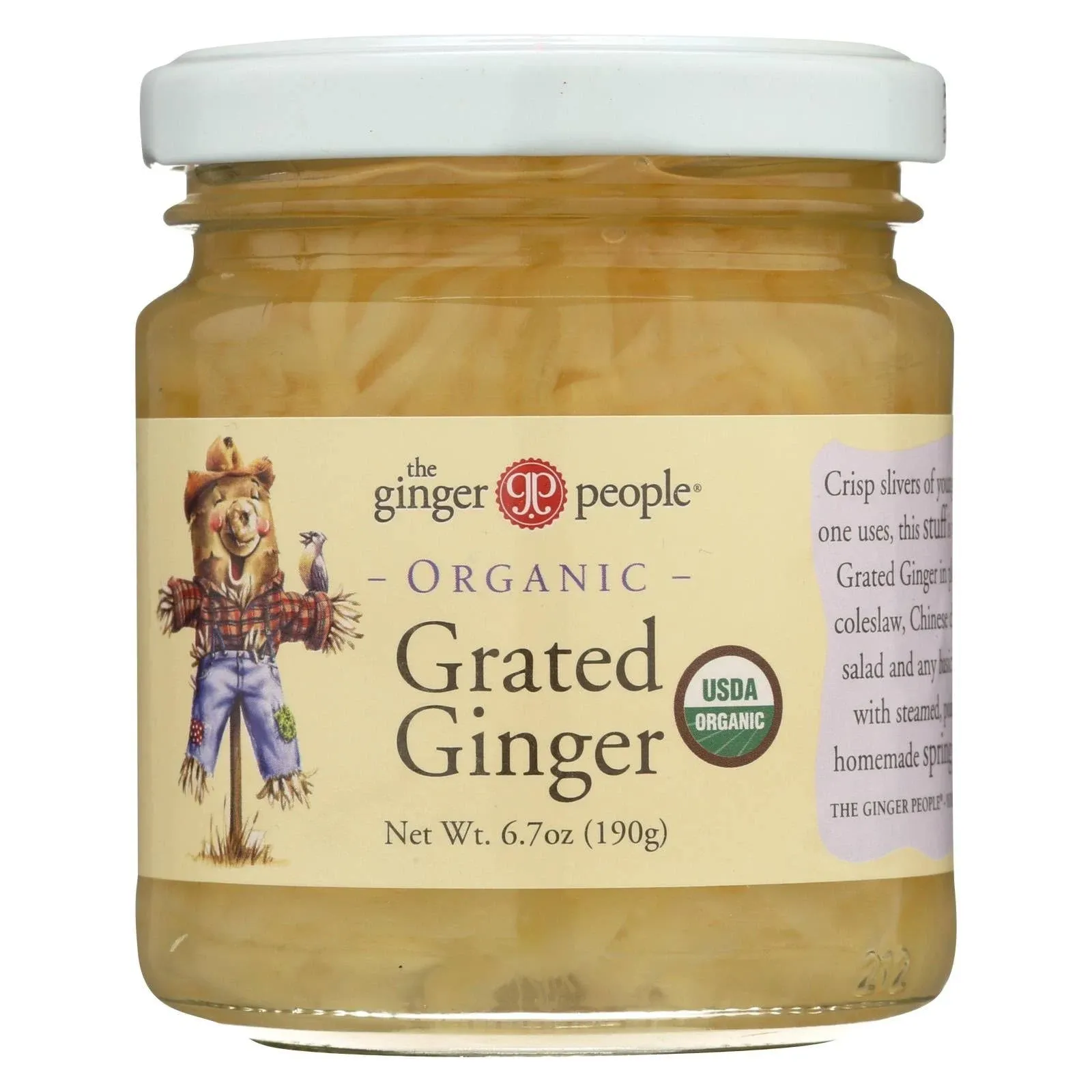 Ginger People Ginger, Grated, Organic - 6.7 oz