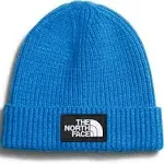 The North Face Kids TNF Box Logo Cuffed Beanie Optic Blue