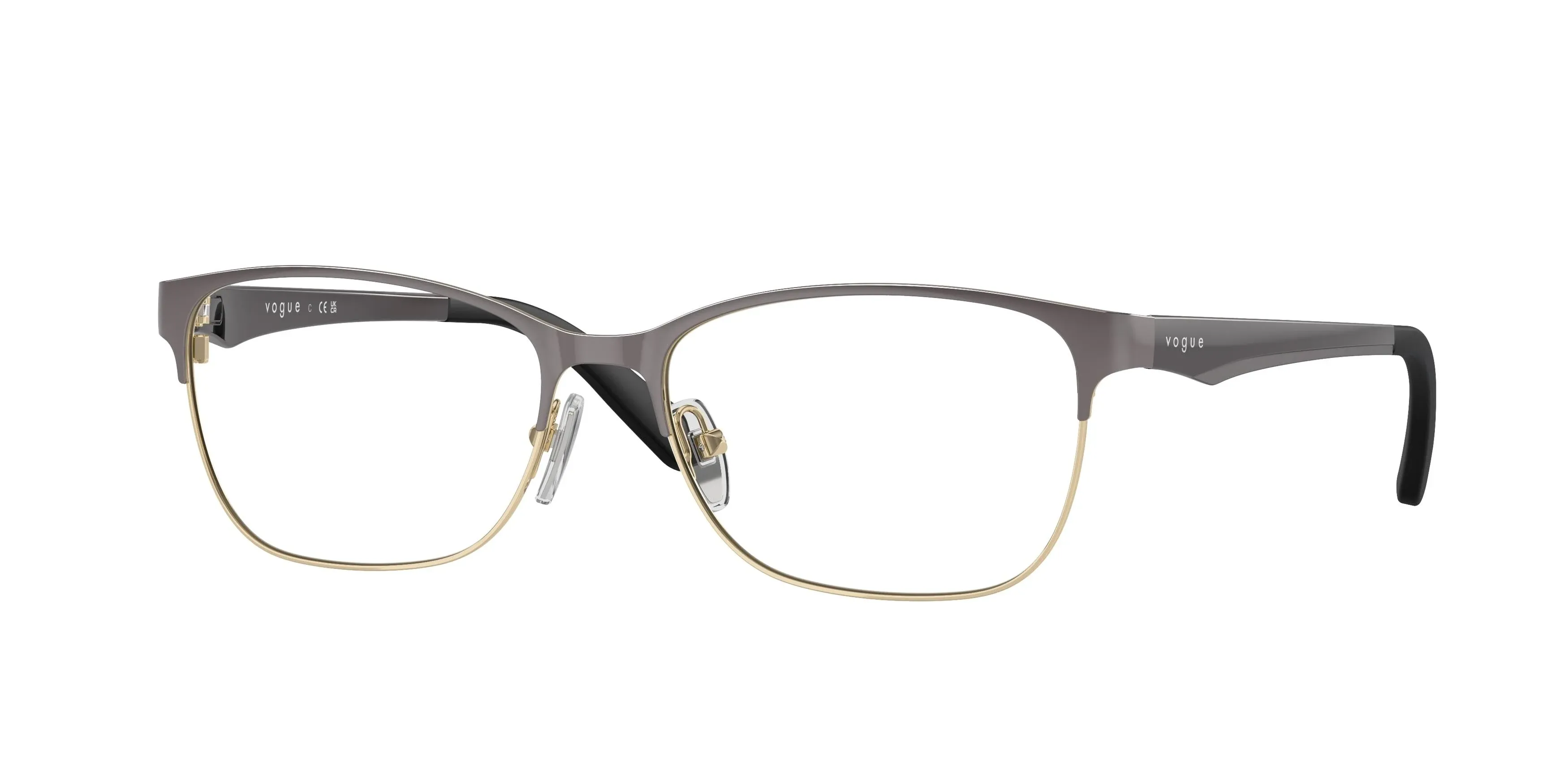 Vogue VO3940 Eyeglasses - Dark Grey/Pale Gold (5061)