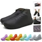 Nirohee Silicone Shoes Covers, Shoe Covers, Rain Boots Reusable Easy to Carry for Women, Men, Kids.