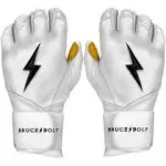 BRUCE BOLT Original Series Long Cuff Batting Gloves - Multiple Colors - Adult & Youth Sizes