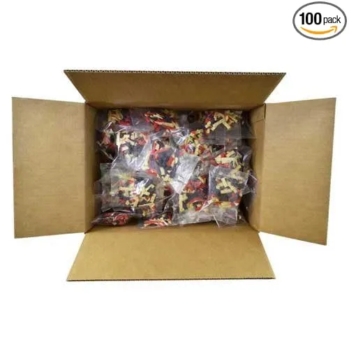 Fresh Gourmet Tortilla Strips Tri-Color 0.5 Ounce Size - 100 Per Case.