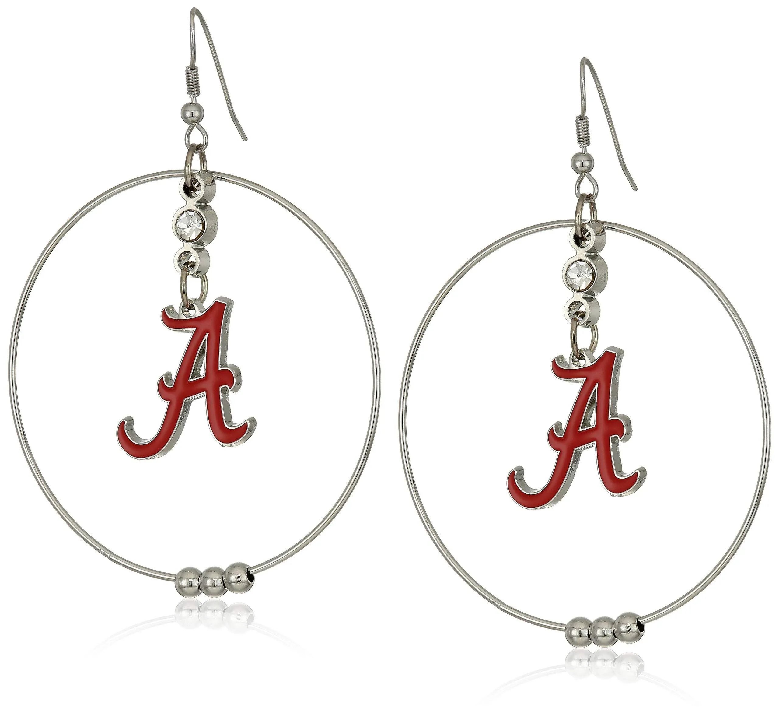 Alabama Crimson Tide 2" Hoop Earrings