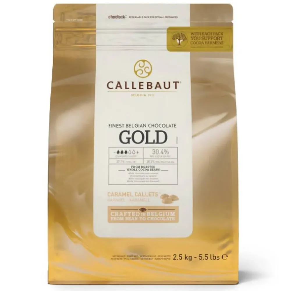 Callebaut Gold Chocolate Min.30% Cocoa Butter 2.5 kg **Pickup Only OR Shipping At Your Own Risk**