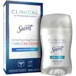 Secret Clinical Strength Advanced Solid Antiperspirant and Deodorant Light And Fresh Scent 1.6 Ounce