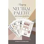 Sticker Book Neutral Palette Functional Box Theme for Planners, Calendars, Jo...