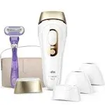 Braun IPL Long-lasting Hair Removal System for Women and Men, NEW Silk Expert Pro 5 PL5347, Head-to-toe Usage, for Body & Face, Alternative to Salon Laser Hair Removal, With 3 Extra Caps