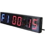 Ledgital Large interval Gym Clock for Workouts Size 20x4.7in. Operated by Remote Control