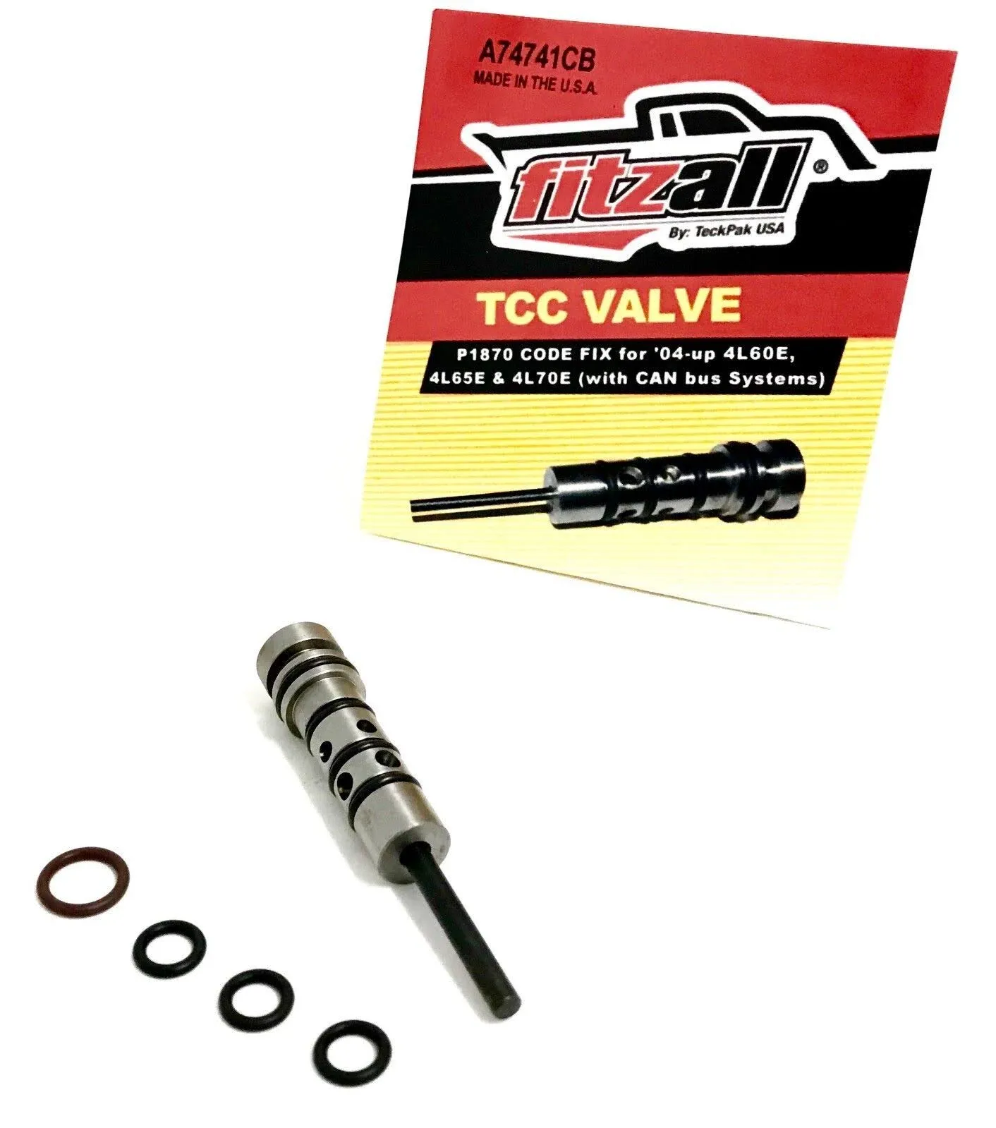 .For 4L60E 4L65E TCC Valve Repair Kit  FITZALL TeckPak 2004+