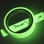 Glow Gaffer Tape, 1 inch x 15 Feet, Glow in Dark Tape Green