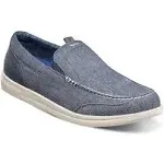 Nunn Bush Men's Brewski Canvas Moccasin Toe Slip-on Comfortable & Lightweight Loafer