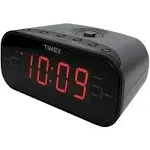 Timex AM-FM Dual Alarm Clock Radio with Digital Tuning (Gunmetal Gray)