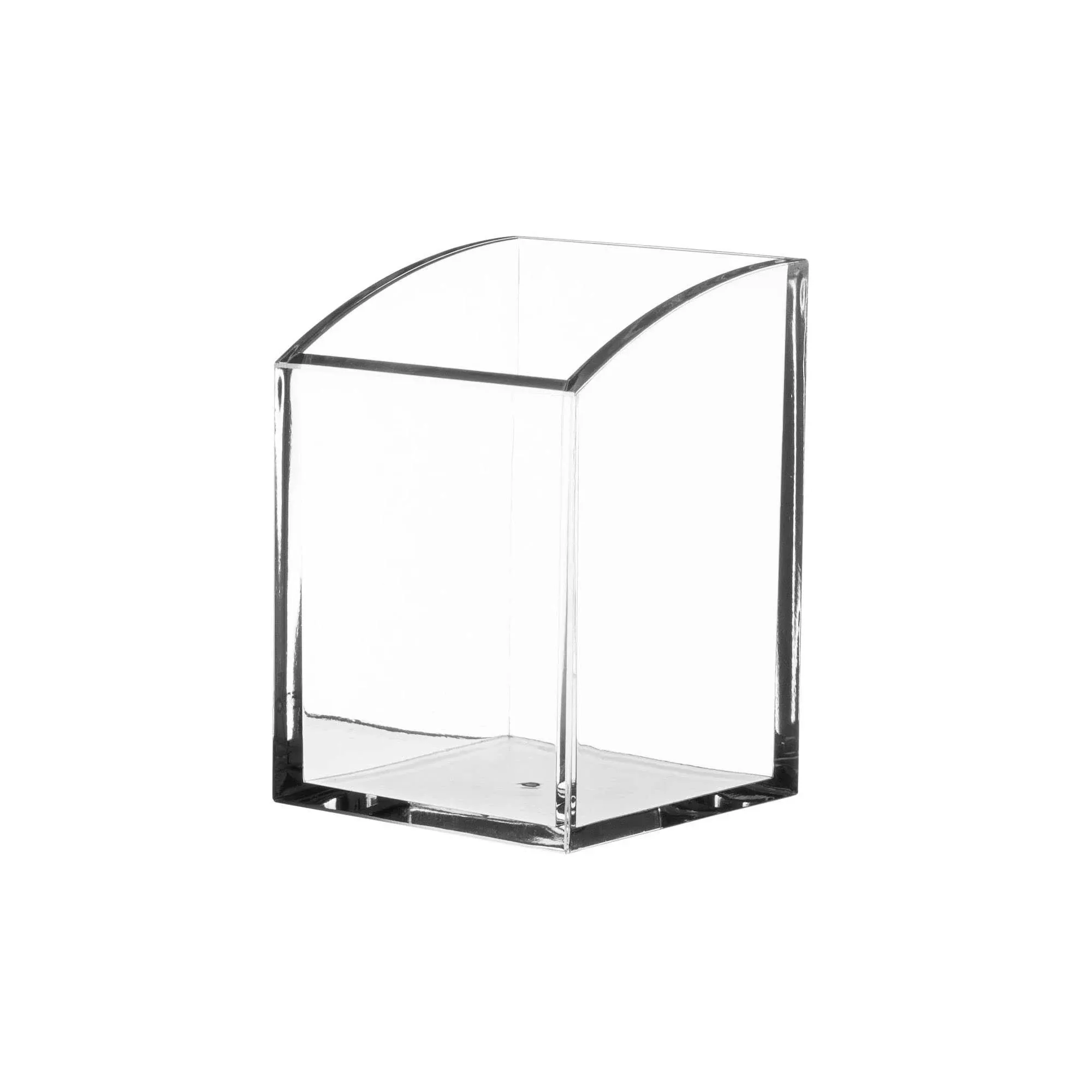 Kantek Acrylic Pencil Cup, 2 3/4 x 2 3/4 x 4, Clear (KTKAD20)