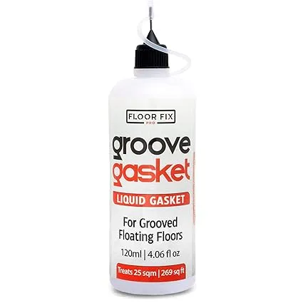 Groove Gasket - Liquid Gasket for Squeaky Click System and Floating Floors