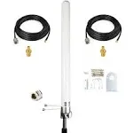 Dual Mimo Outdoor MIMO Antenna 698-2700mhz/12<wbr/>dBi/10meter RG58 Cable 