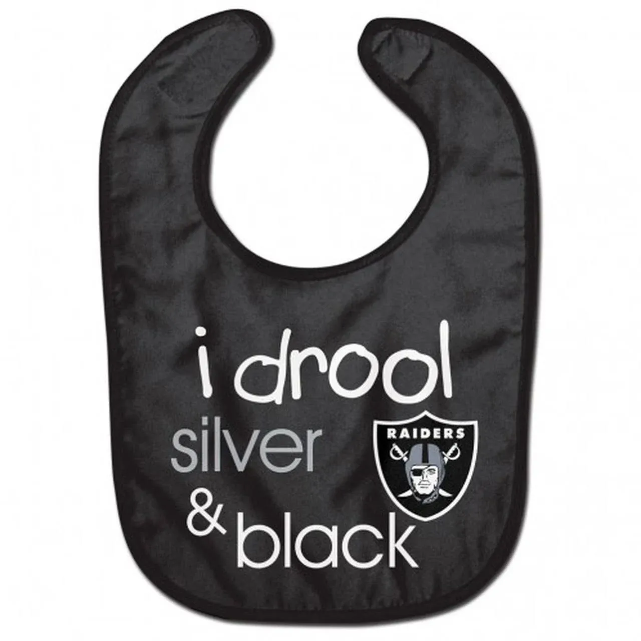 WinCraft NFL Oakland Raiders WCRA1963414 All Pro Baby Bib