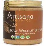 Artisana Organics Raw Walnut Butter with Cashews - No Sugar Added, Just Two Ingredients - Vegan, Paleo, Keto Friendly Snack, 1.06oz Pouches (10 Pack)