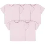 5-Pack Infant &amp; Toddler Light Pink Premium Short Sleeve Tees