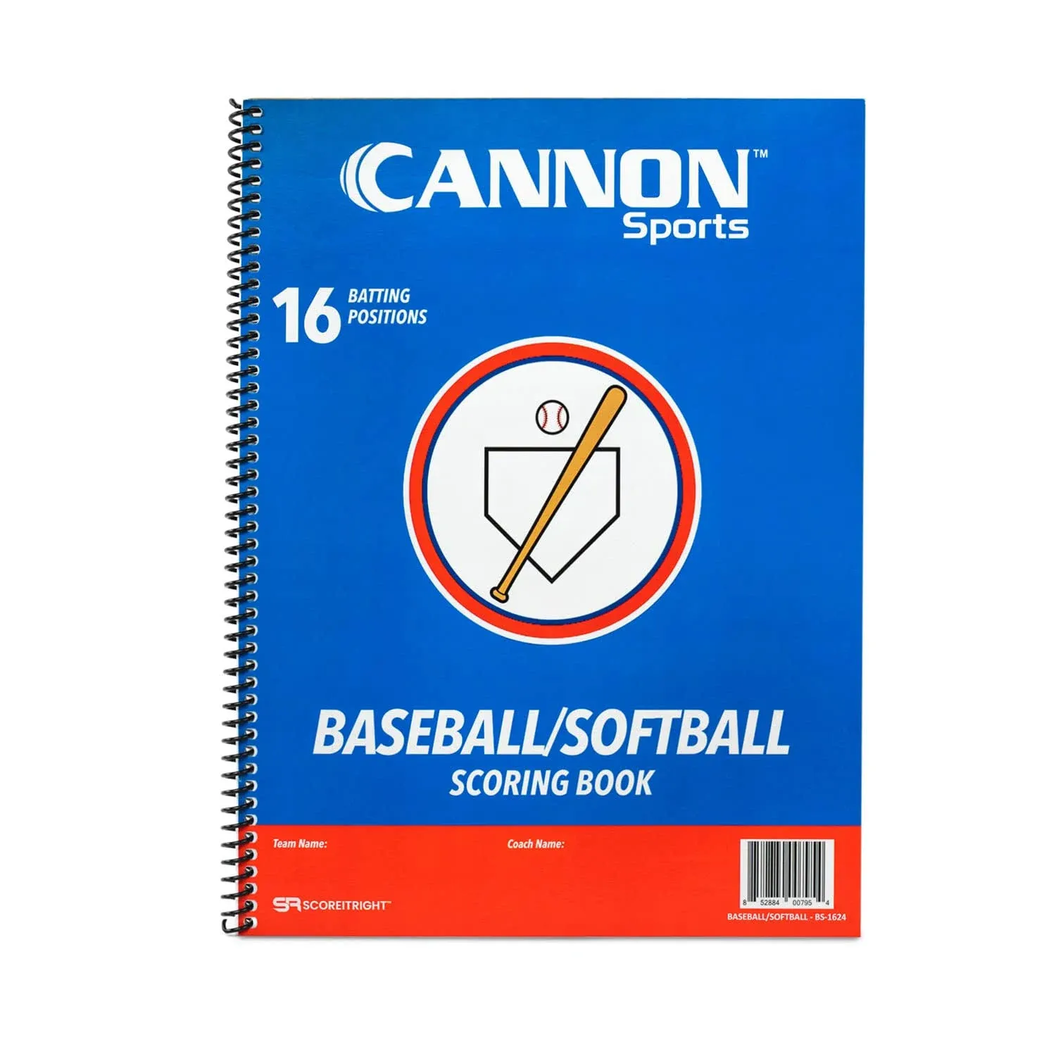 Cannon Sports Baseball And Softball Scorebook