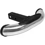 Bully Trailer Hitch Step Stainless Steel - Black / Mirror Polished CR-600